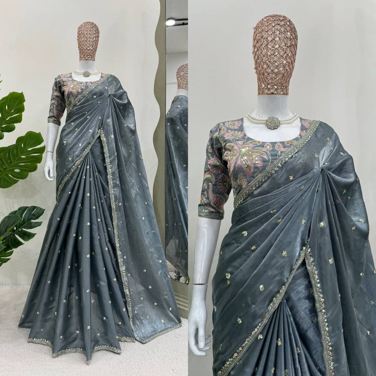 Zimmy Choo Silk Fabric Saree