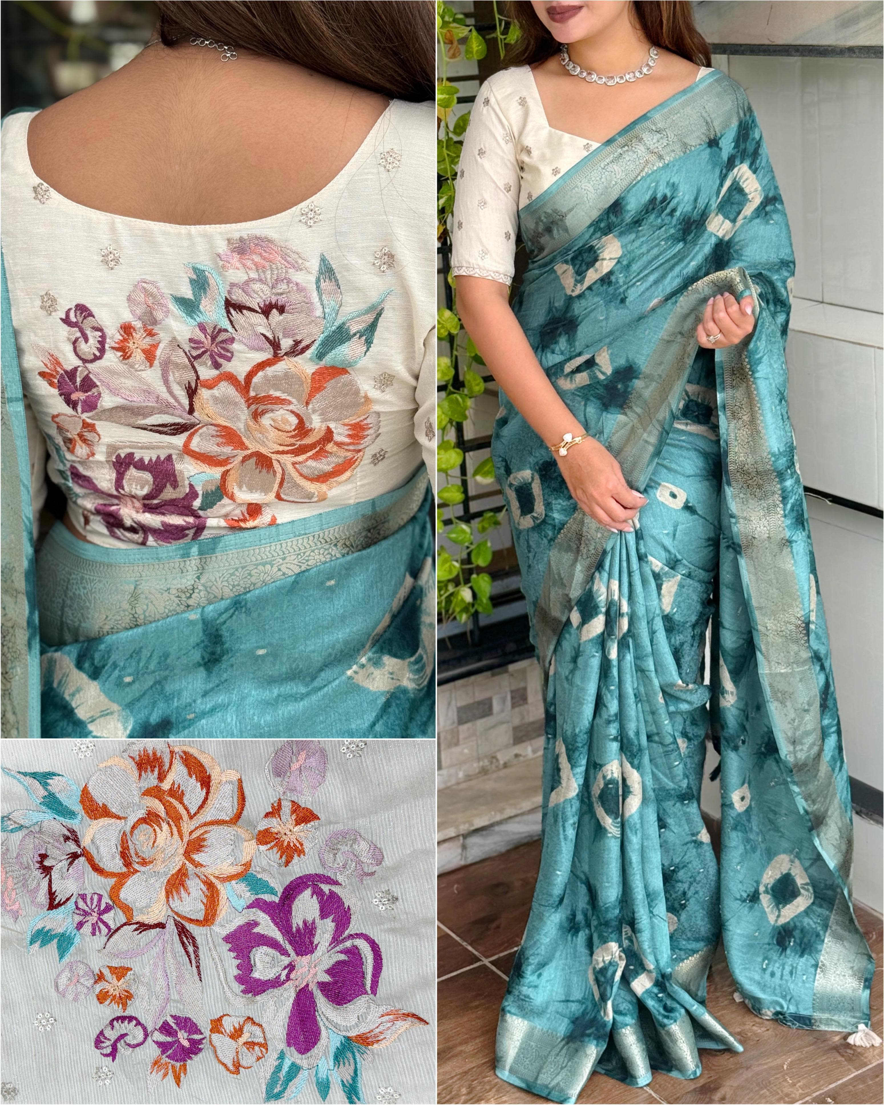 Saree-Pure viscose cotton