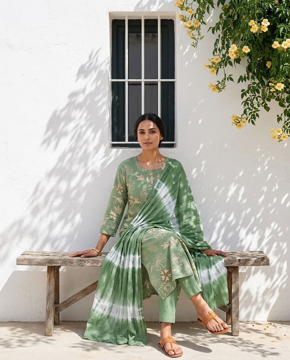 Cotton Kurti Set