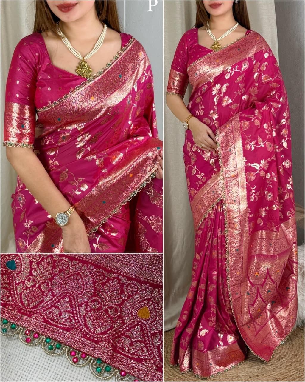 Designer Banarasi Silk Saree
