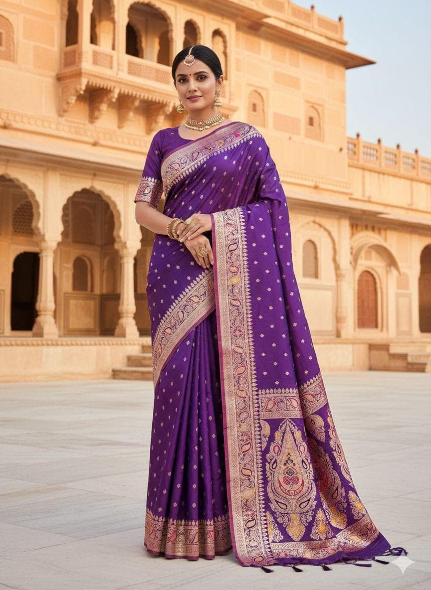 Traditional Banarasi Weave Saree