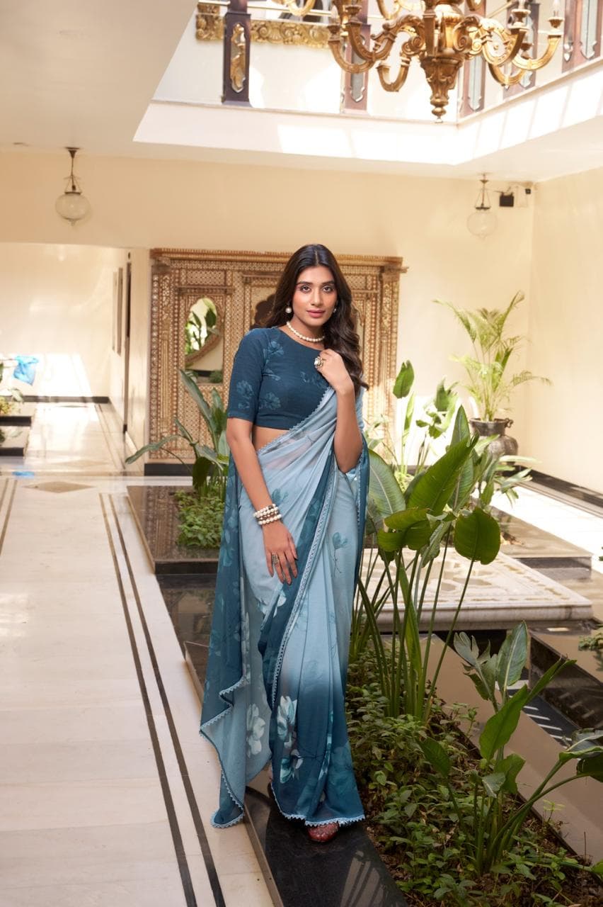 Weightless Marble Designer Saree