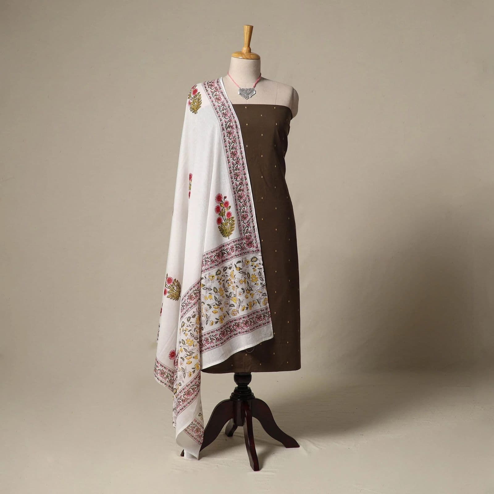 Printed Dupatta Suit Set